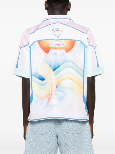 CASABLANCA - chemise en soie Fuji Dream