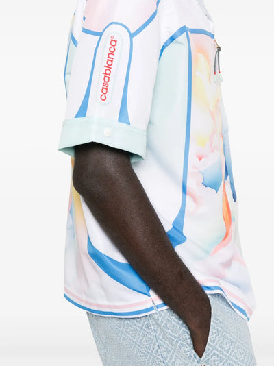 CASABLANCA - chemise en soie Fuji Dream