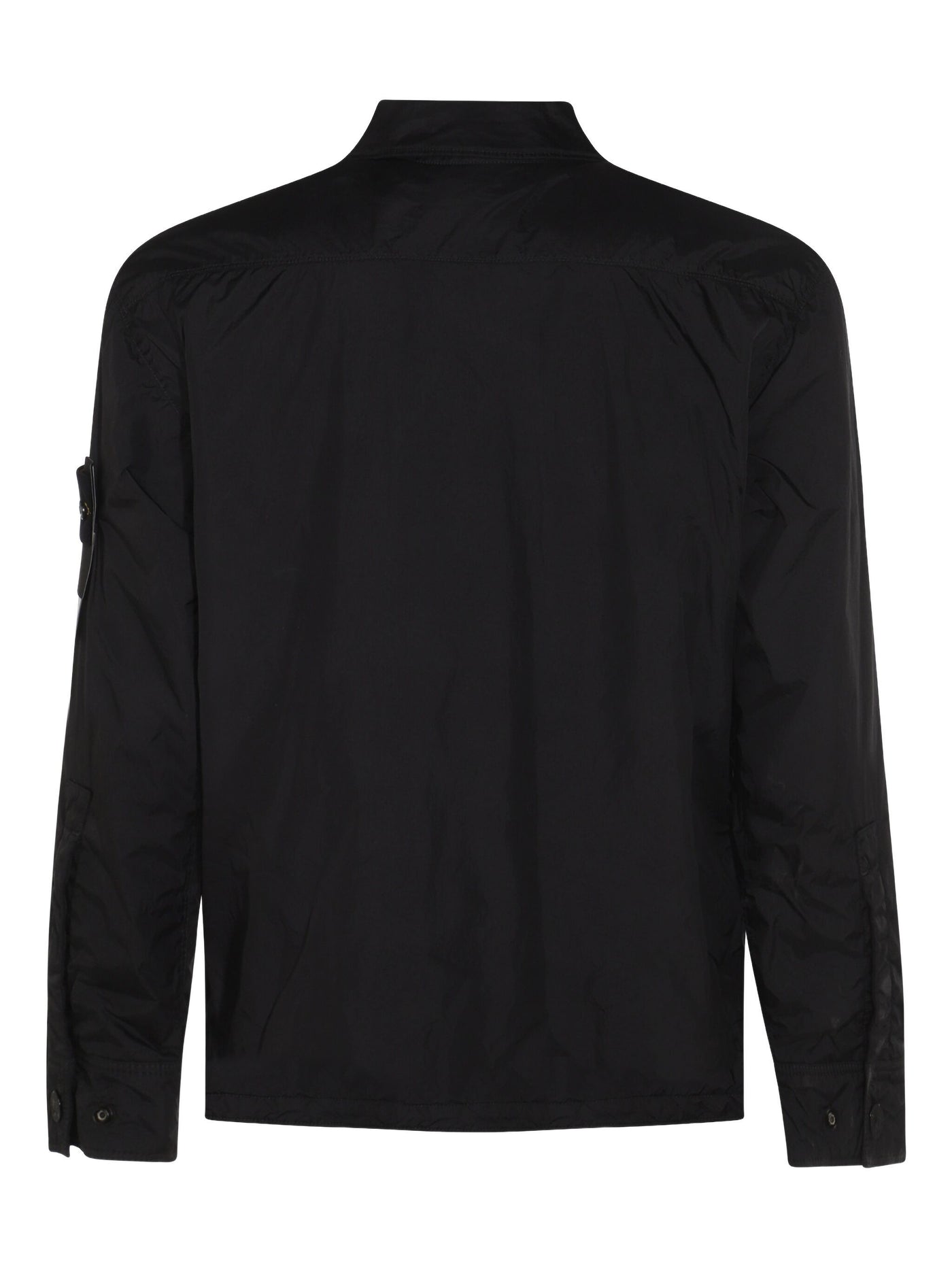 STONE ISLAND - Surchemise en Crinckle Noir