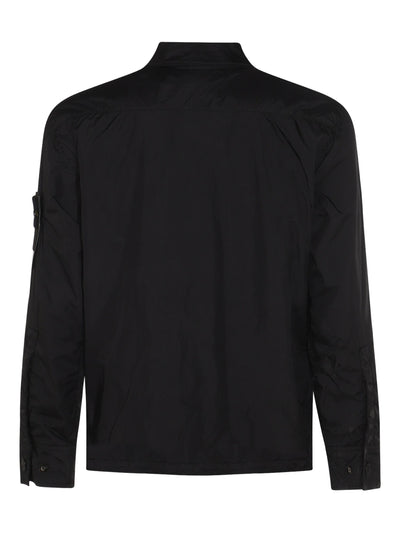 STONE ISLAND - Surchemise en Crinckle Noir
