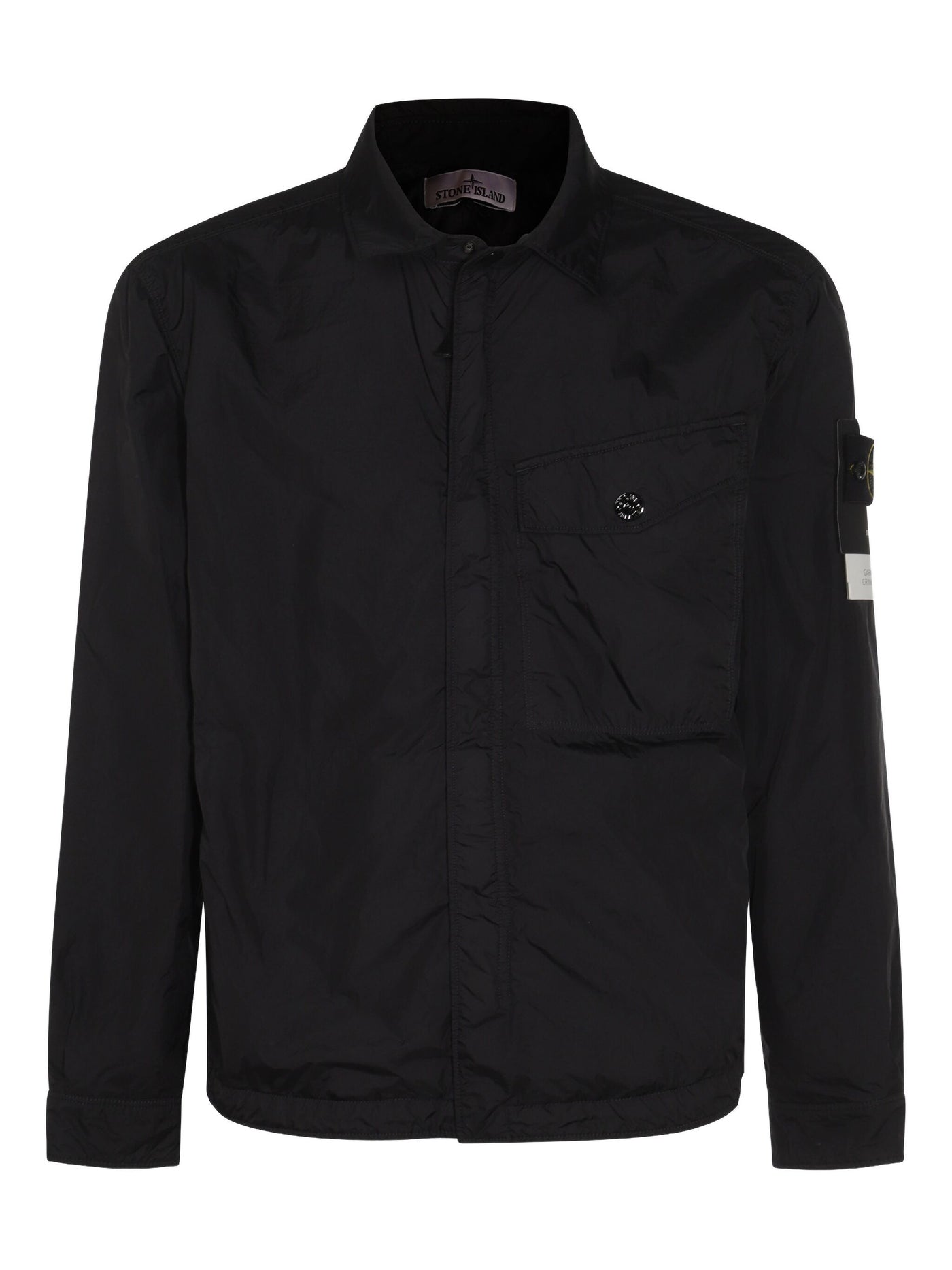 STONE ISLAND - Surchemise en Crinckle Noir