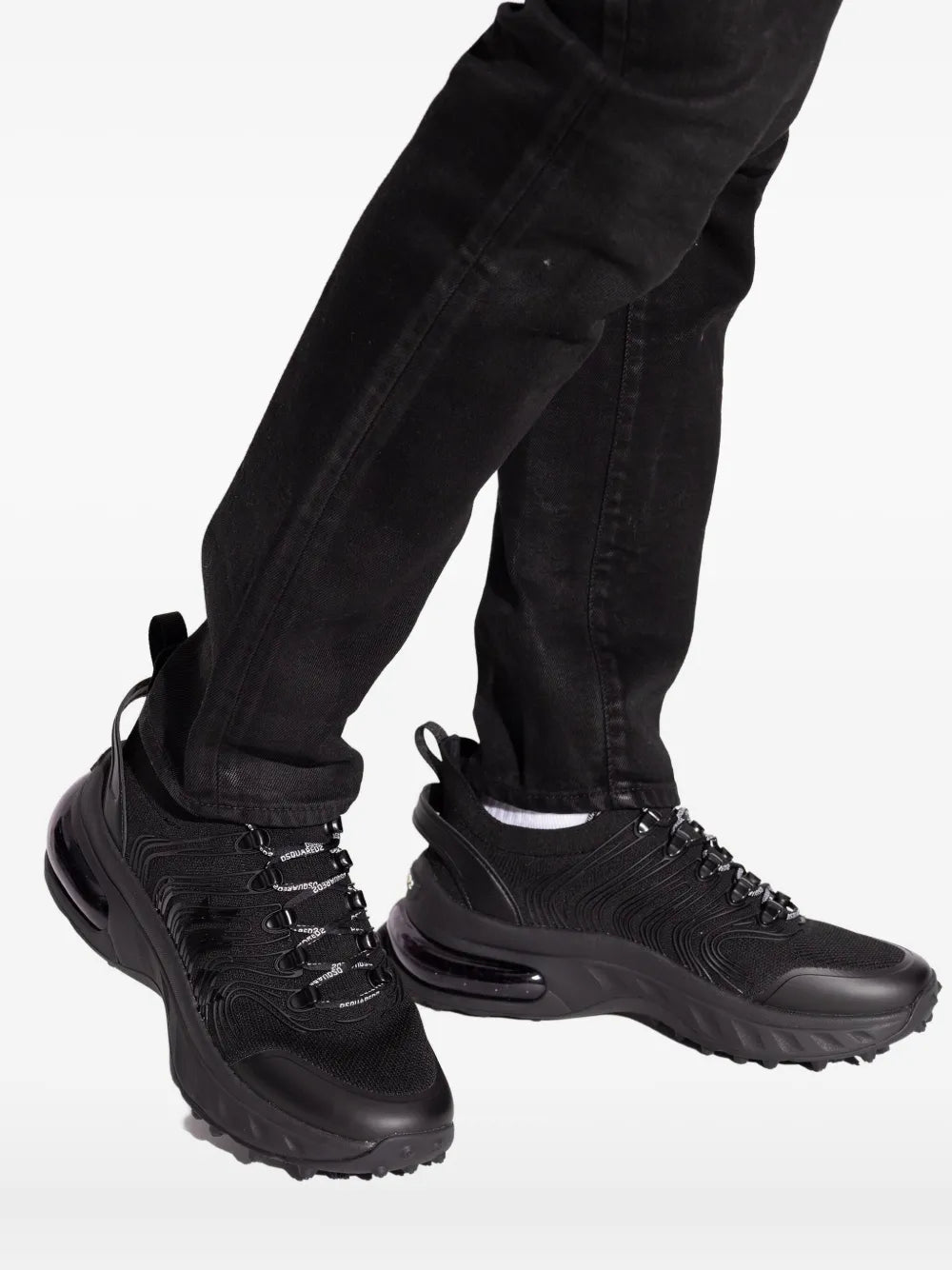 DSQUARED2 - baskets à empiècements