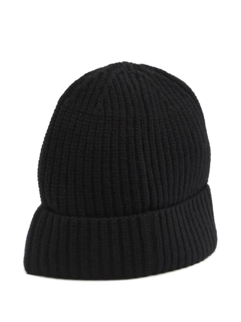 STONE ISLAND - Bonnet en maille noir