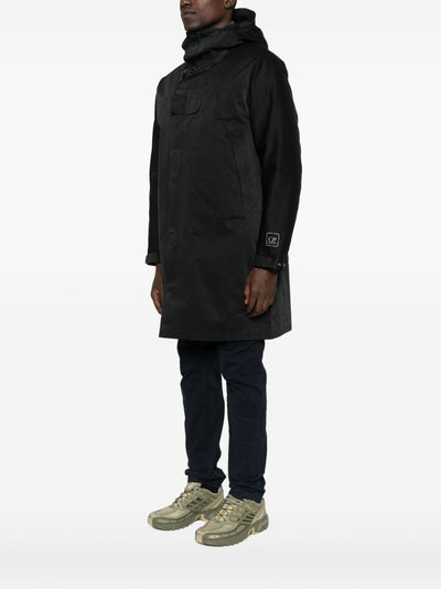 C.P. COMPANY - Veste longue noire Metropolis series
