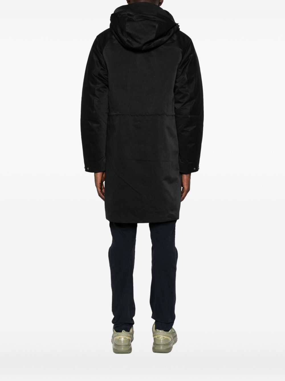 C.P. COMPANY - Veste longue noire Metropolis series