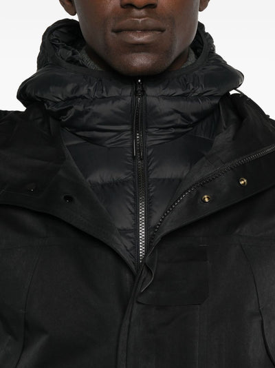 C.P. COMPANY - Veste longue noire Metropolis series