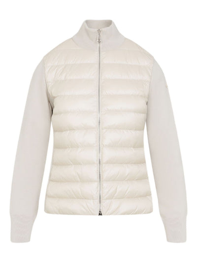MONCLER - Cardigan zippé matelassé en laine