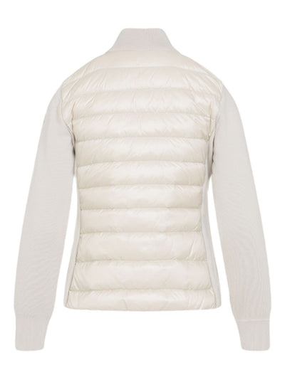 MONCLER - Cardigan zippé matelassé en laine