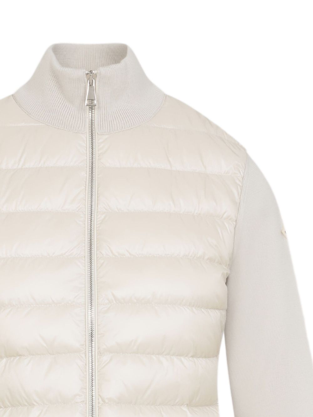 MONCLER - Cardigan zippé matelassé en laine