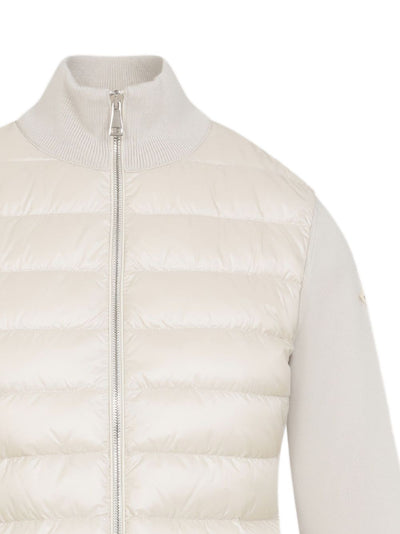 MONCLER - Cardigan zippé matelassé en laine