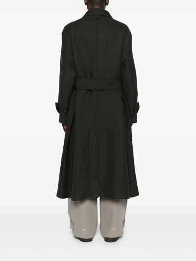 AMI PARIS - Manteau en laine vierge à simple boutonnage