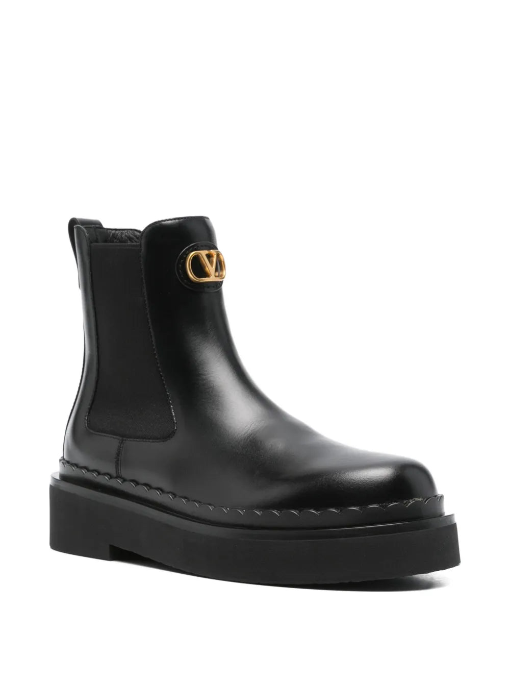 VALENTINO GARAVANI - Bottines beatle en cuir