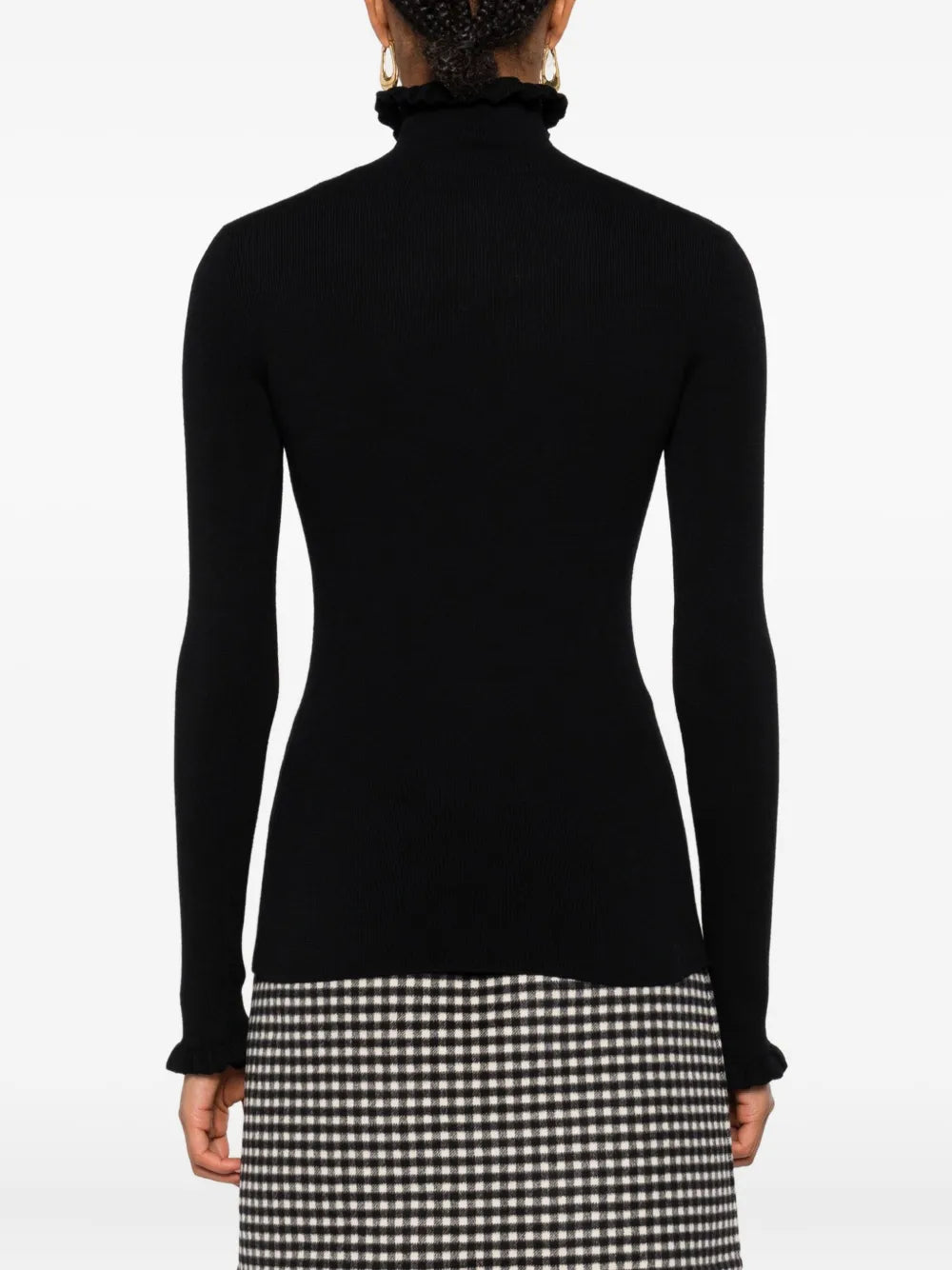 VALENTINO GARAVANI - Pull col roulé à détails