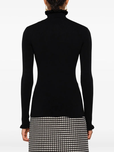 VALENTINO GARAVANI - Pull col roulé à détails