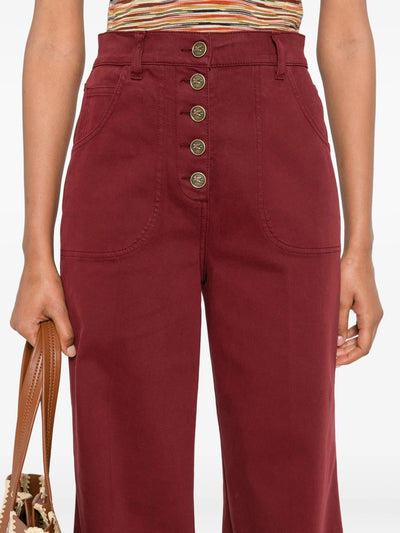 ETRO - Jean ample à boutonnière