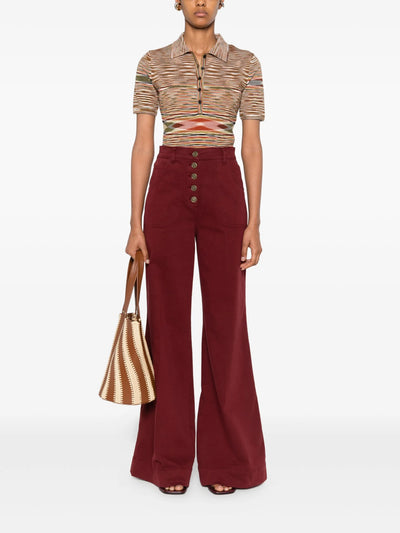 ETRO - Jean ample à boutonnière