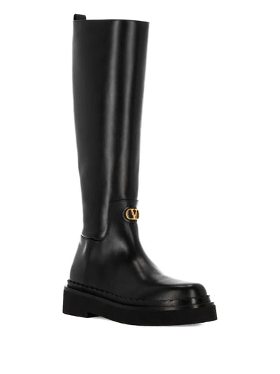 VALENTINO GARAVANI - Bottines hautes en cuir