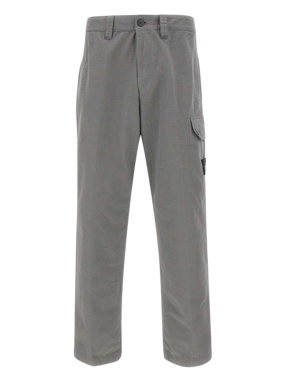 STONE ISLAND - Cargo droit en ripstop Gris