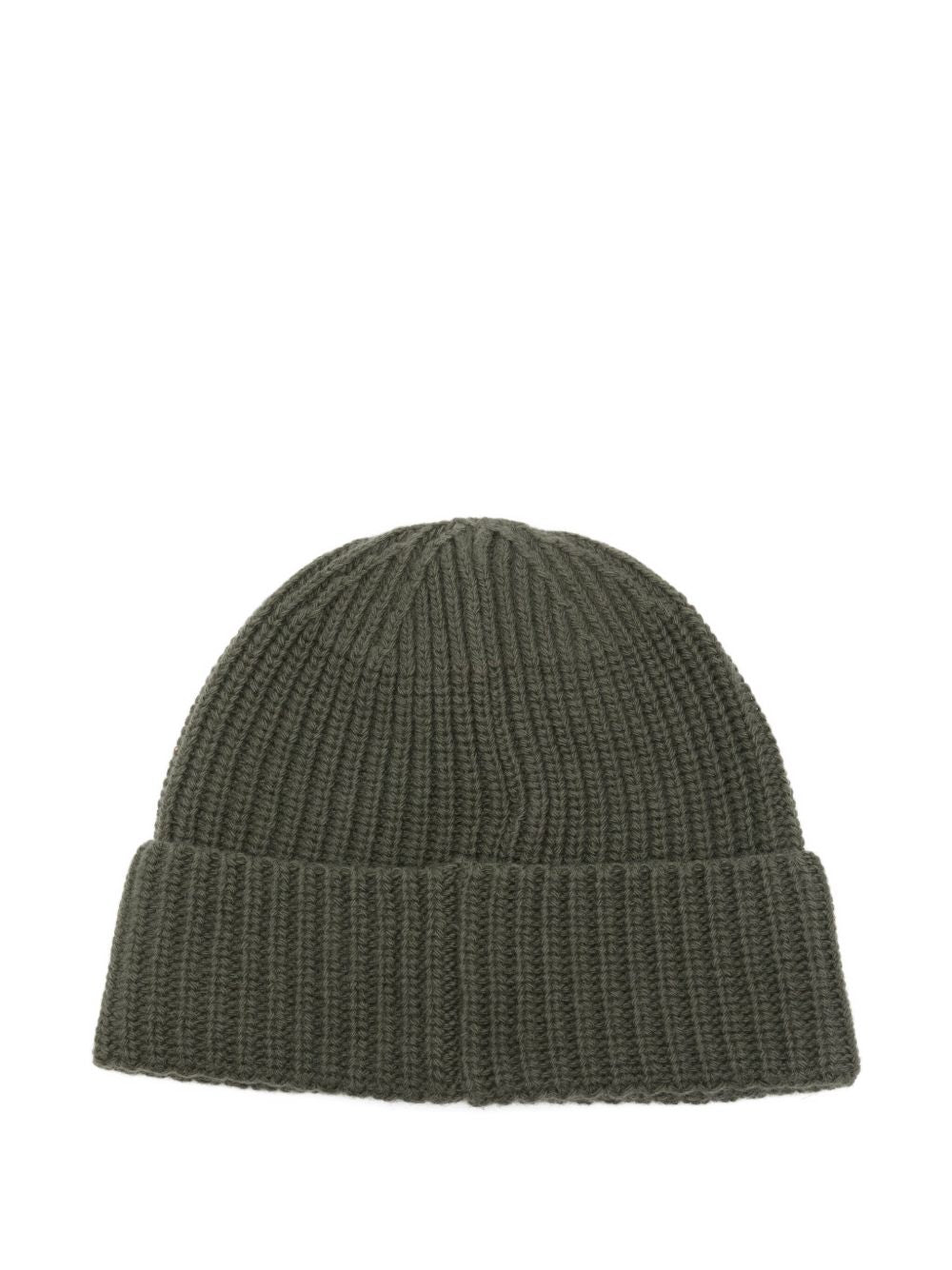 STONE ISLAND - Bonnet en maille vert