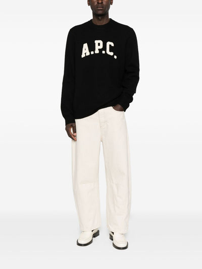 A.P.C - Pull col rond Jay noir