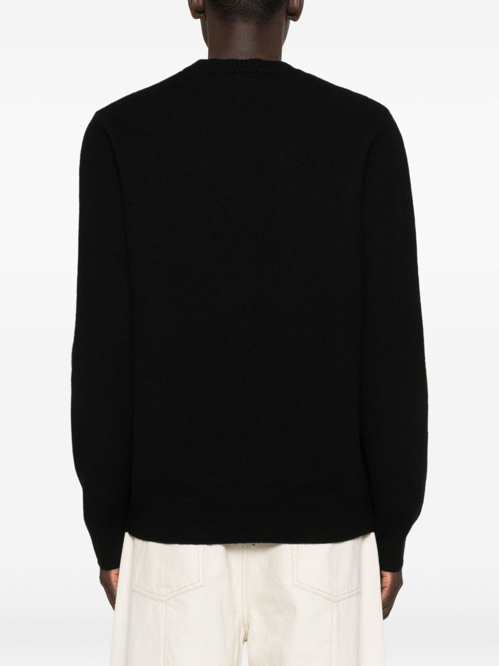 A.P.C - Pull col rond Jay noir