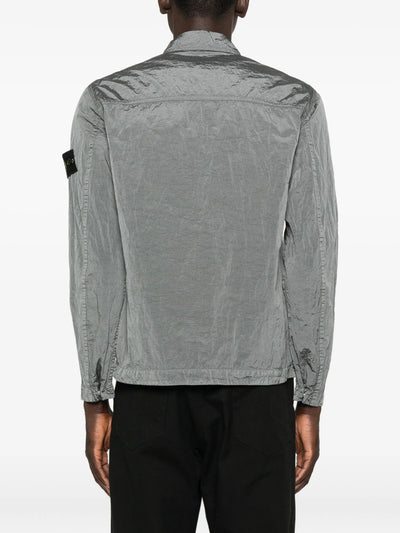 STONE ISLAND - Surchemise nylon grise
