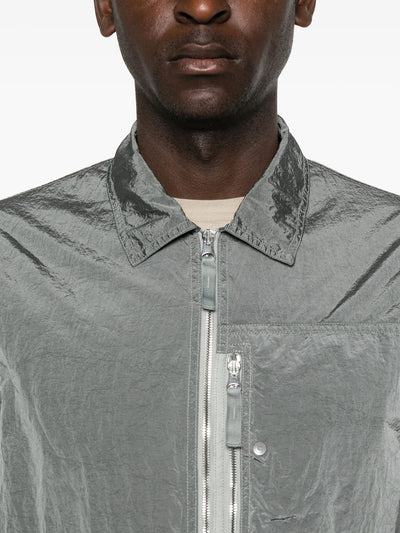 STONE ISLAND - Surchemise nylon grise