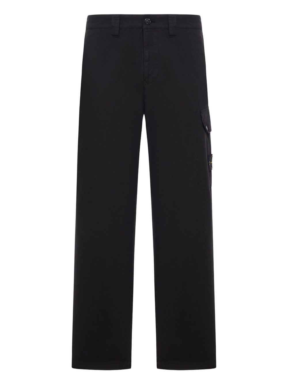 STONE ISLAND - Cargo droit en ripstop Noir