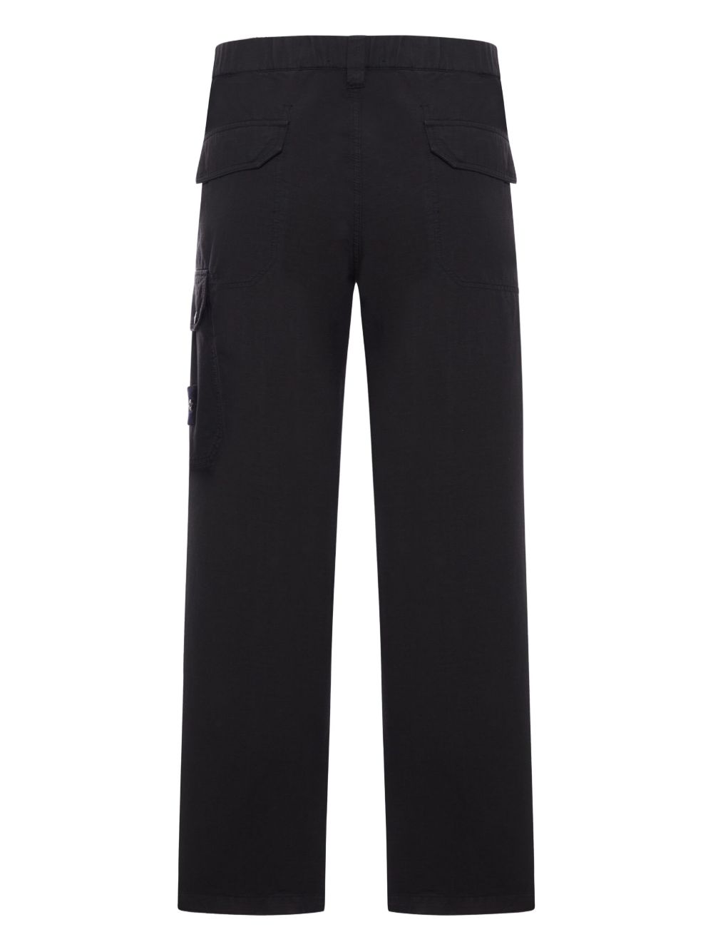STONE ISLAND - Cargo droit en ripstop Noir