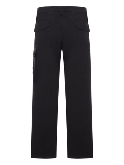 STONE ISLAND - Cargo droit en ripstop Noir