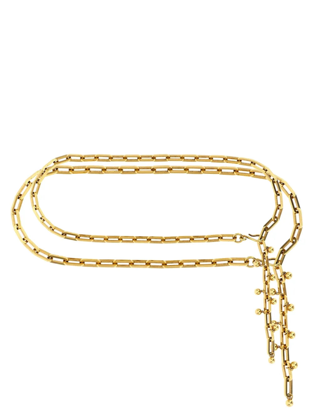 ÉTRO - ceinture en chaîne à détails de perles
