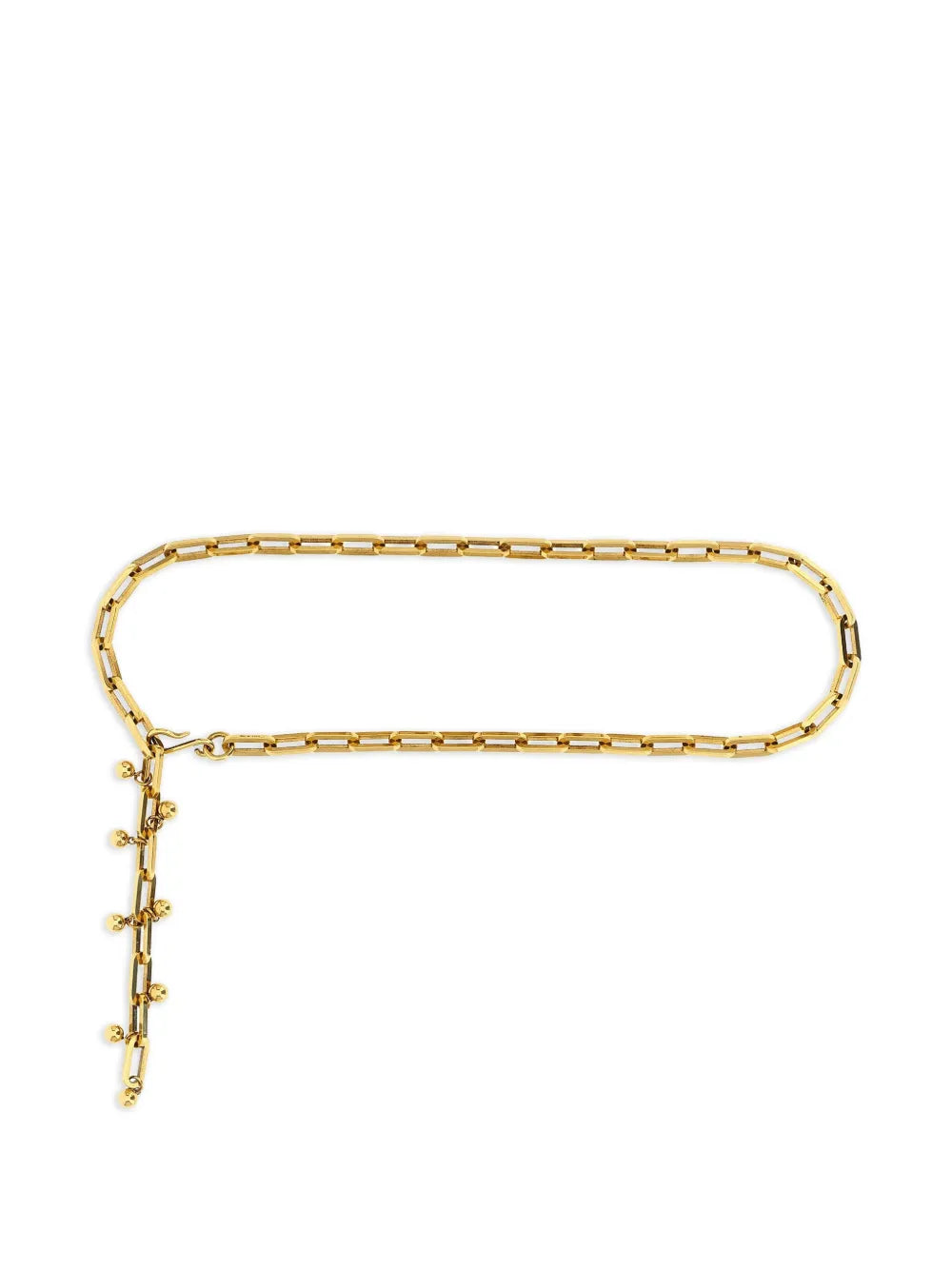 ÉTRO - ceinture en chaîne à détails de perles