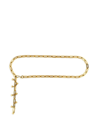 ÉTRO - ceinture en chaîne à détails de perles