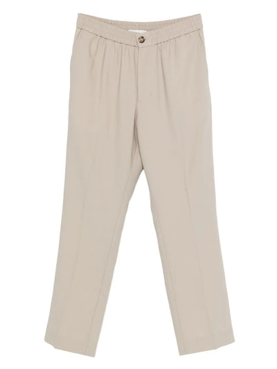 AMI PARIS -pantalon droit à taille élastique