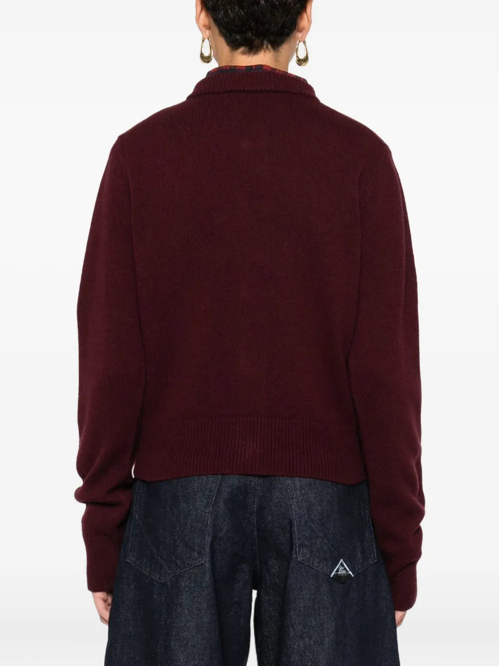 AMI PARIS - cardigan en cachemire bicolore