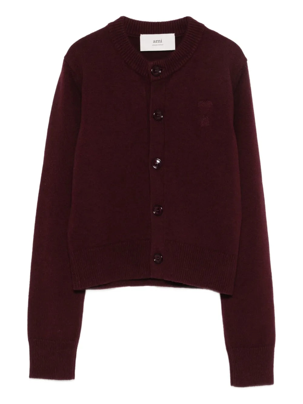 AMI PARIS - cardigan en cachemire bicolore