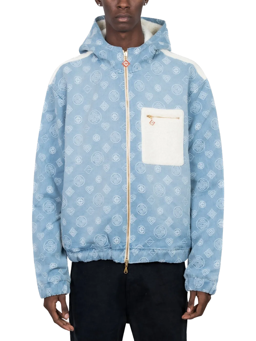 CASABLANCA - Veste en denim reversible