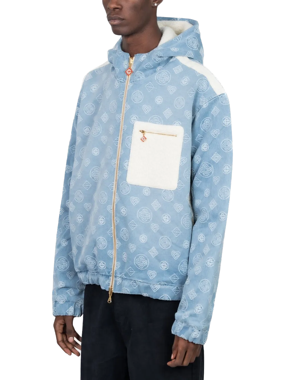 CASABLANCA - Veste en denim reversible