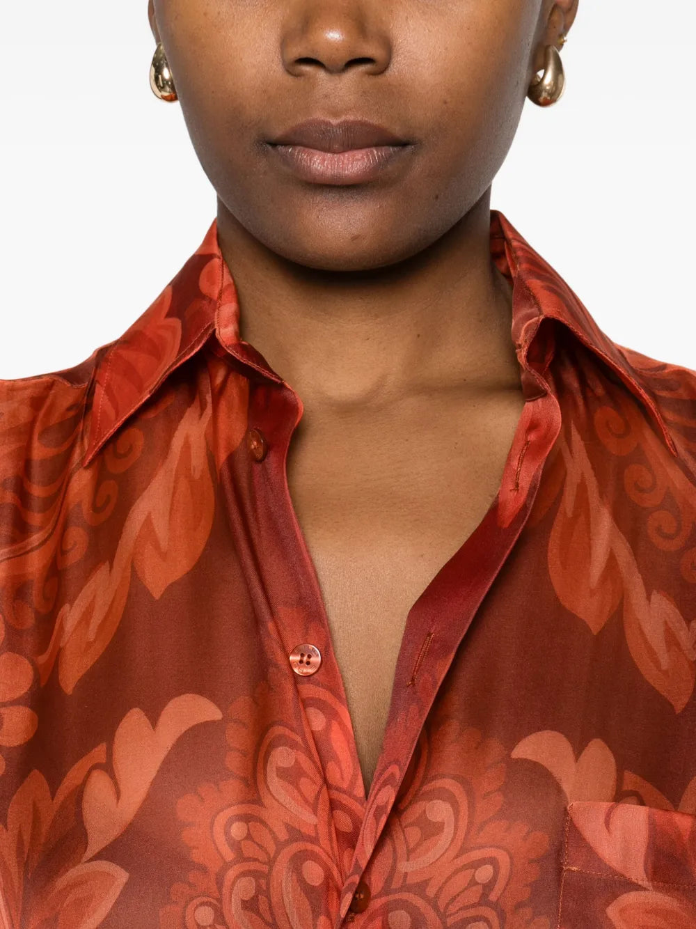 ÉTRO - chemise à fleurs