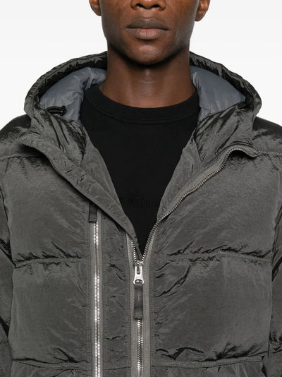 STONE ISLAND - veste matelassée à patch logo