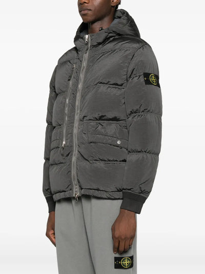 STONE ISLAND - veste matelassée à patch logo