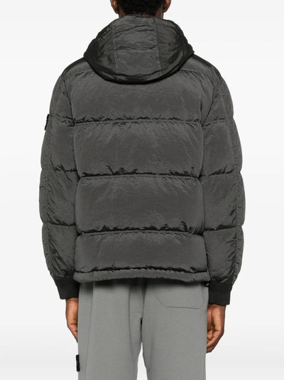 STONE ISLAND - veste matelassée à patch logo