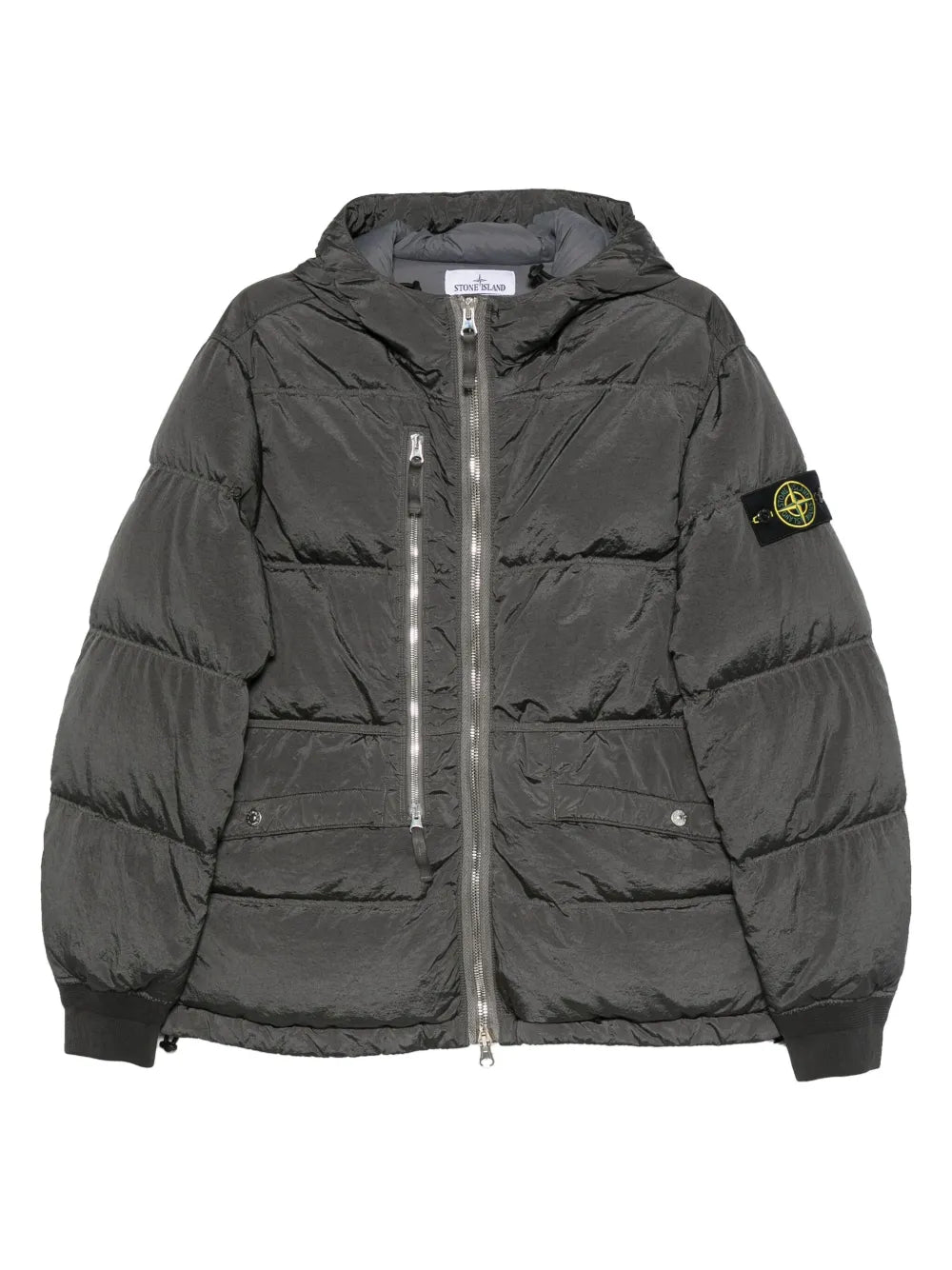 STONE ISLAND - veste matelassée à patch logo