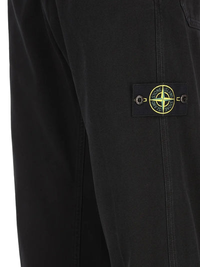 Stone Island - pantalon à patch logo