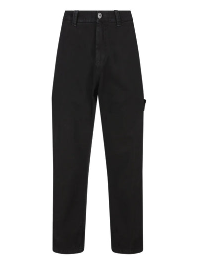 Stone Island - pantalon à patch logo