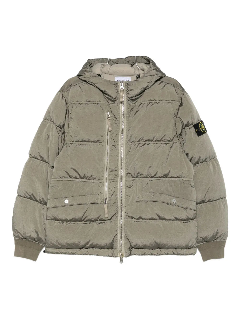 STONE ISLAND - veste matelassée à patch logo