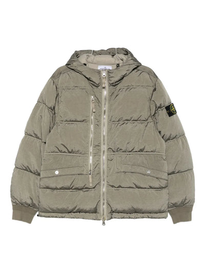 STONE ISLAND - veste matelassée à patch logo