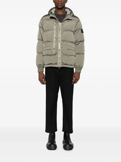 STONE ISLAND - veste matelassée à patch logo