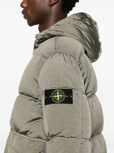 STONE ISLAND - veste matelassée à patch logo
