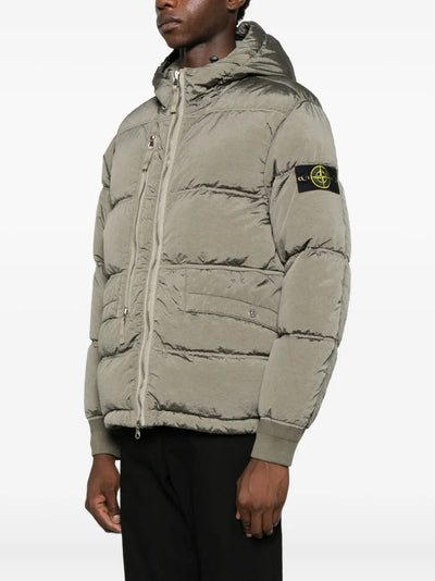 STONE ISLAND - veste matelassée à patch logo